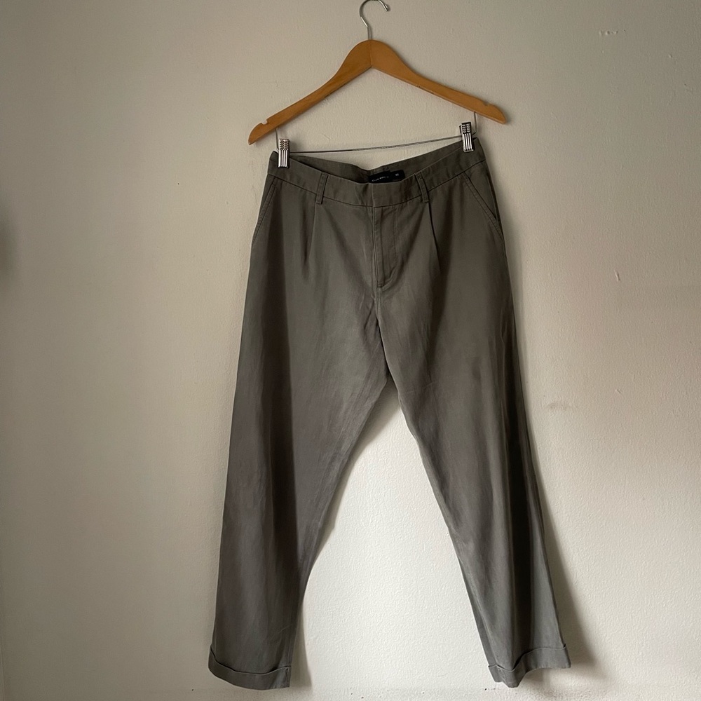 SLIM FIT PANTS WITH CUFF